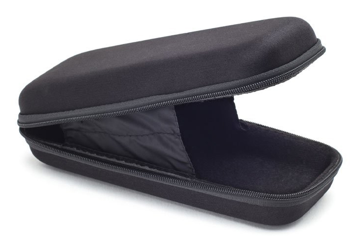 Black Rectangle Nylon Case with Zipper, ACC-EZA611-BULK