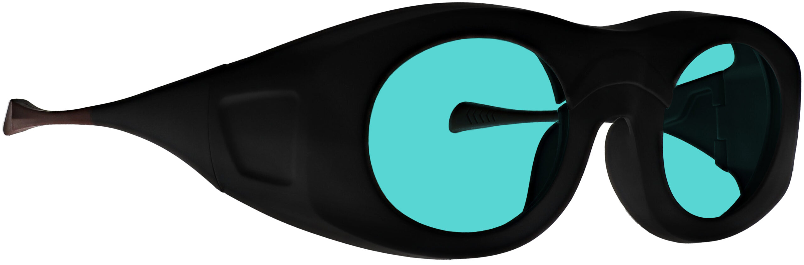 Phillips_Safety-17001-Matte_Black_with_Green-angleright-lenses_BG39+