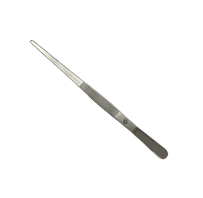 Blunt-End Serrated Stainless Steel Tweezers GB-TZ02-14