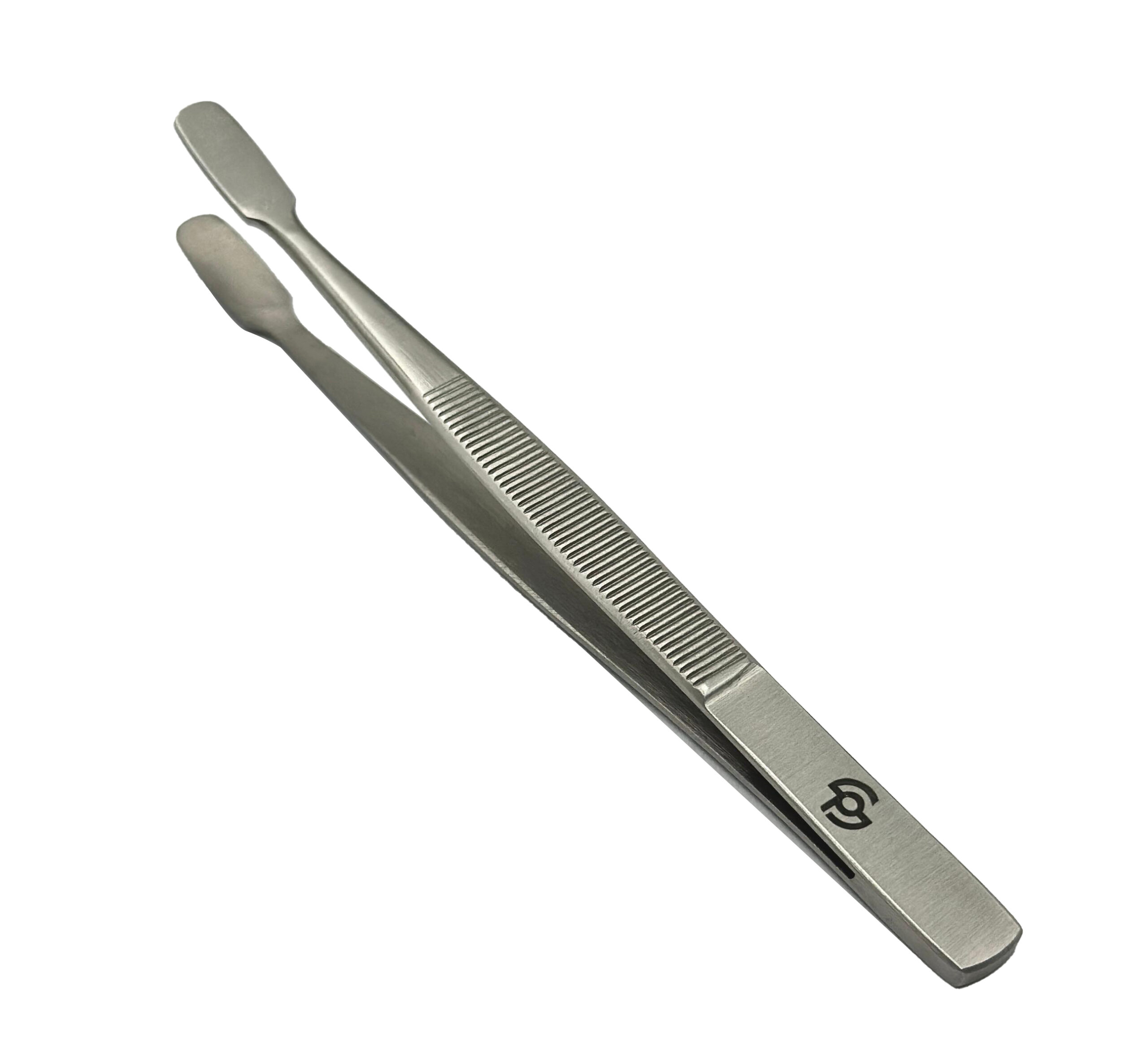 Blunt-End Serrated Stainless Steel Tweezers GB-TZ02-14